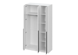 Шкаф трехстворчатый Берген 1200 (белое дерево/белое дерево), Интерьер Центр, г.Пенза