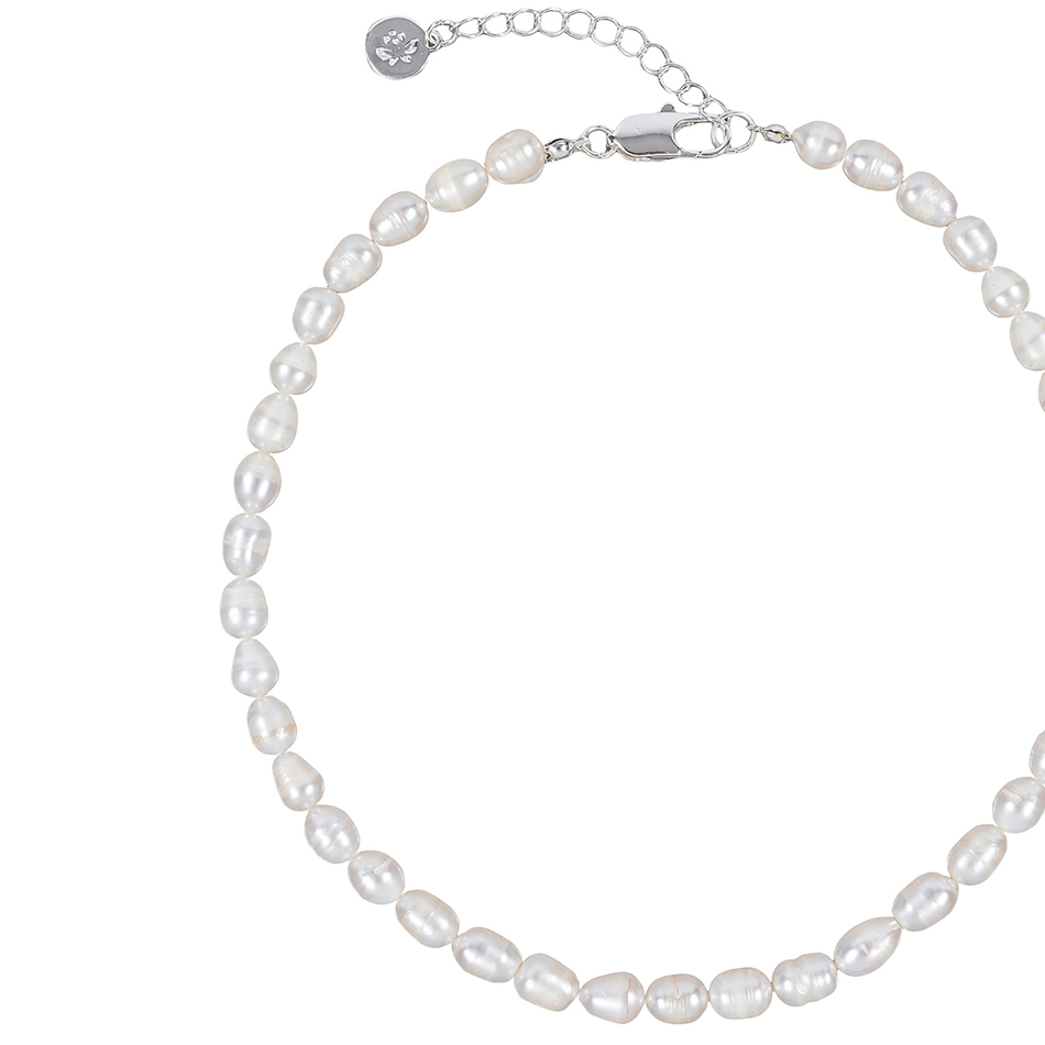 Колье Fiore Luna String of Pearls Сarabiner BL4501 S