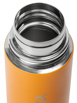 Термос Relaxika 101 (0,5 литра), желтый (стикерпак "Морской")