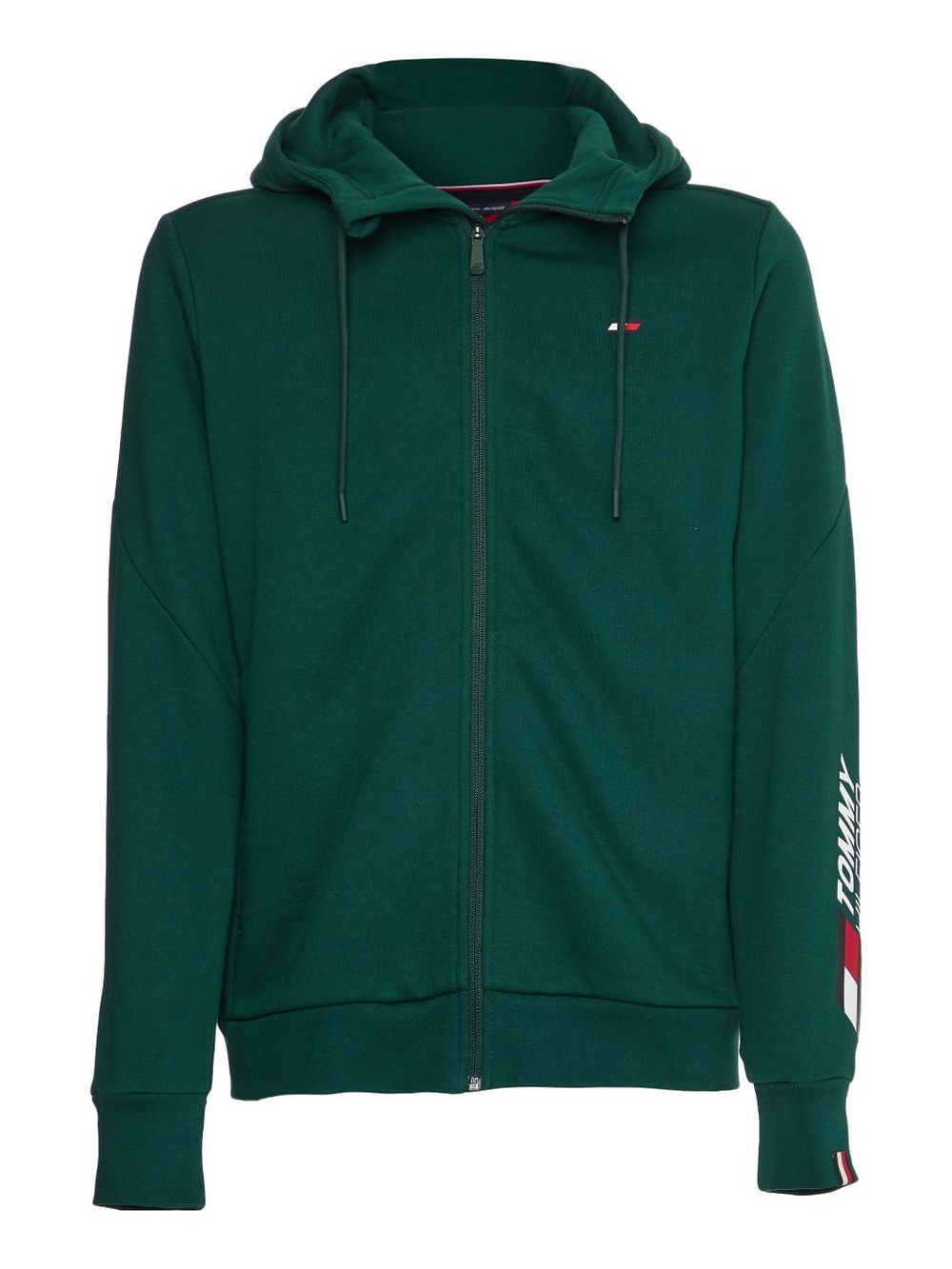 Мужская теннисная кофта Tommy Hilfiger Essentials Full Zip Hoody - hunter