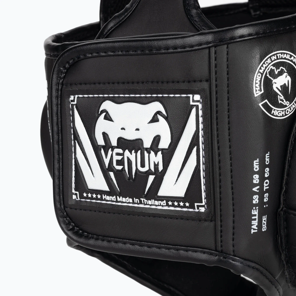 Боксёрский шлем Venum Elite black/white