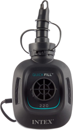 Насос электрический Intex QuickFill от сети 220В, бирюзовый