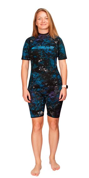 Гидрокостюм женский Epsealon Short Women 2,5 мм синий