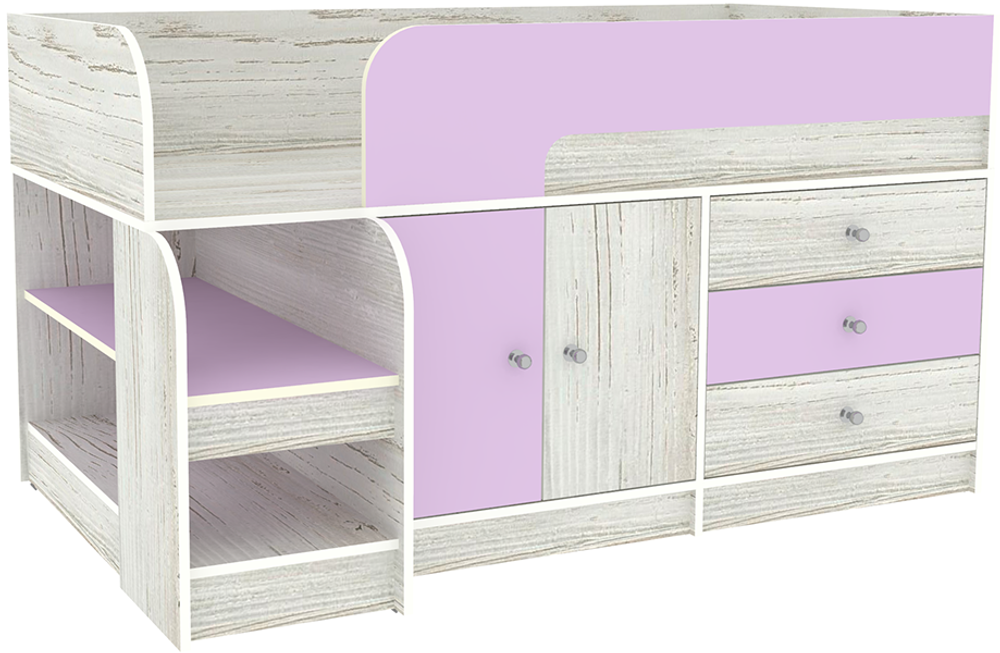 Кровать-чердак КарИВи Астра 9, 1 Винтерберг Ирис