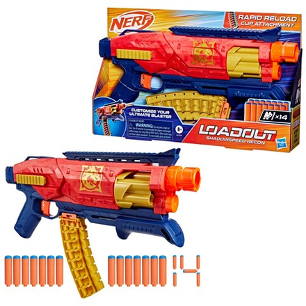 Hasbro G1759 — Бластер Nerf Loadout «Shadowspeed Recon» с 14 стрелами G1759