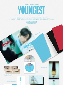 Альбом YOUNG K (DAY6) - YOUNGEST 2nd Full Album PHOTOBOOK 2 Version SET
