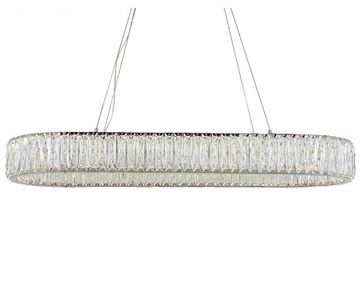 Подвесная люстра 42W 3100K-4000K 8240N/90 oval хром CRYSTAL Newport