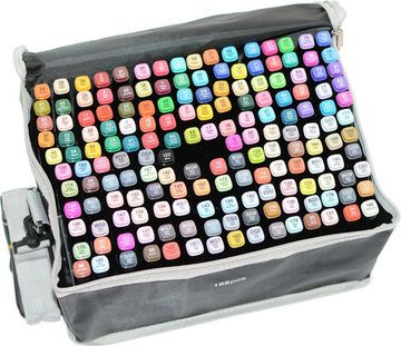 Набор маркеров для скетчинга Touch 168шт в сумке с ремнем и подставкой для каждого маркера