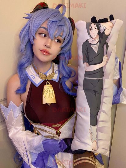 Мини дакимакура Итачи Учиха и Саске Учиха из Наруто арт. M0346, 60х20 см