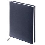 Ежедневник недатированный А5 138х213 мм BRAUBERG "Favorite" под кожу, 160 л., черный, 123397