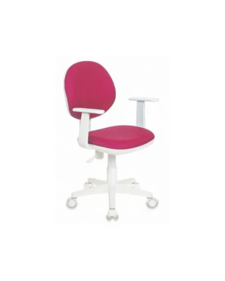 Кресло детское Бюрократ CH-W356AXSN/15-55 розовый 15-55 колеса белый (пластик белый)