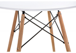 Стол деревянный Woodville Table 80 white, wood