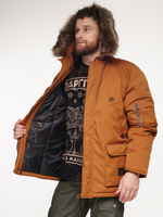 Куртка-Парка Варгградъ мужская кэмел «Русколань»