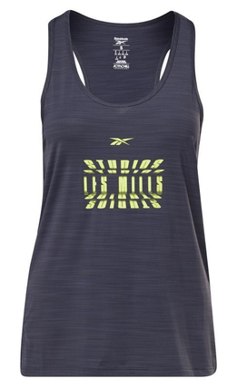 Женский топ теннисный Reebok Les Mills Activchill Athletic Tank W - черный