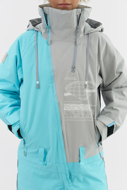 Комбинезон COOLZONE OSLO холодный серый/неоголубой