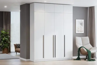 Шкаф Берген с антресолью белое дерево(160)