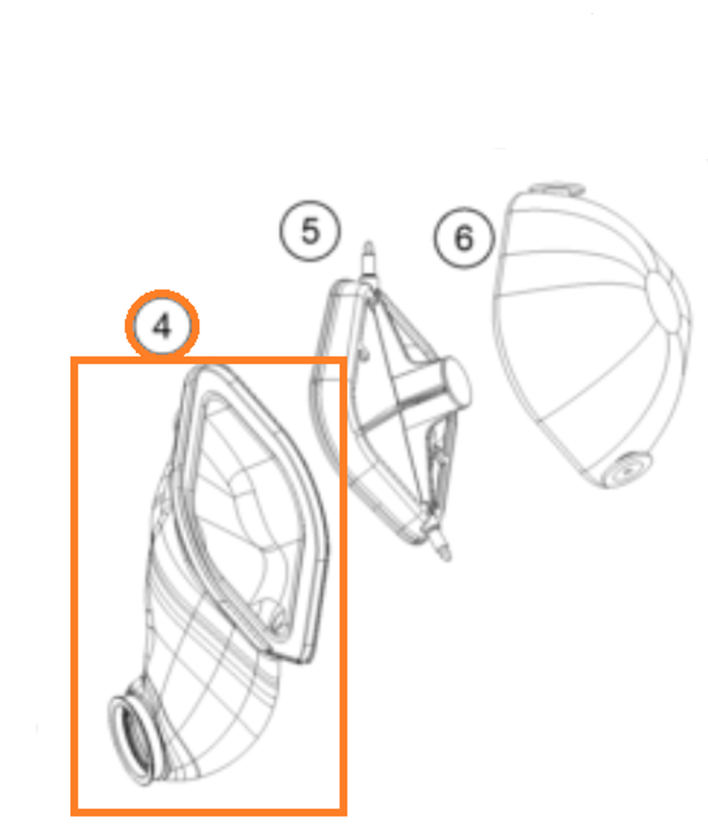 Патрубок воздушного фильтра GASGAS MC-85 2021-23