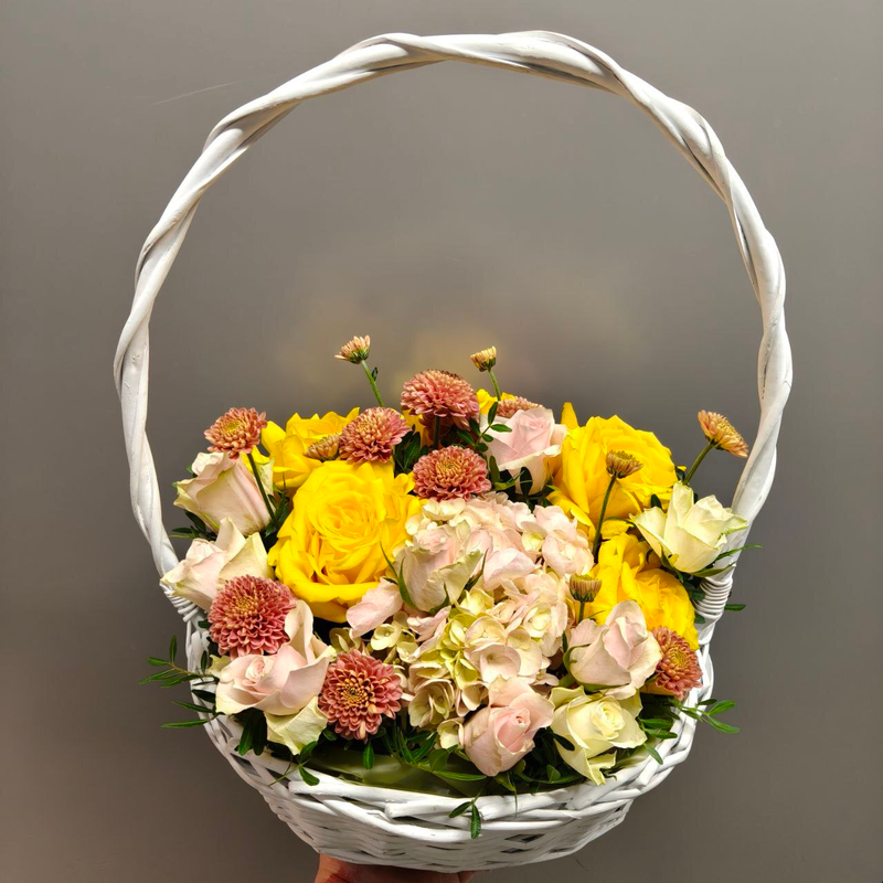 Композиция "Корзинка счастья" Композиция "Корзинка счастья"