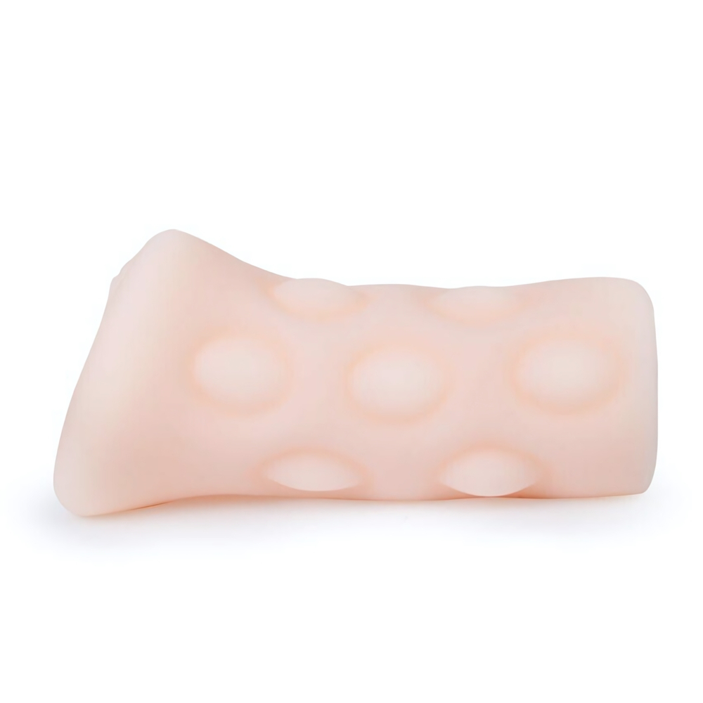 Телесный мастурбатор-вагина с шишечками на поверхности (Цвет: телесный)
