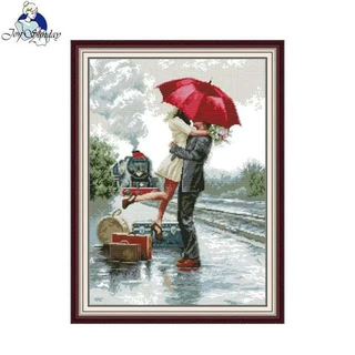 "Встреча после долгой разлуки"-RA592 вышивка