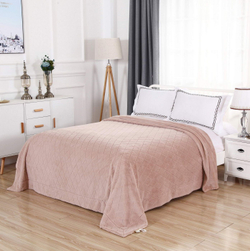 Плед 220х240 Sofi De MarkO Элайза розовый