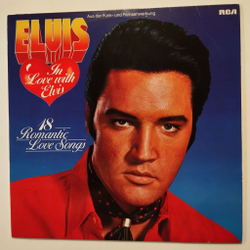 Винтажная виниловая пластинка LP Elvis Presley In Love With Elvis. 18 Romantic Love Songs (Germany 1982)