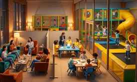 Нестандартные идеи для детского игровой комнаты: как зарабатывать больше на том же пространстве