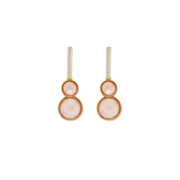 Серьги Possebon Quartz Rose A9663.9 R/G