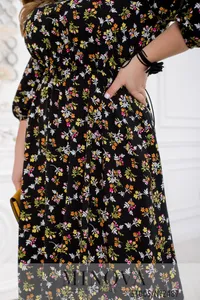 Платье 2487-черный Minova