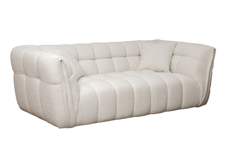 Диван двухместный Прато(GD/Prato) букле экрю Orso-ECRU 204x106xx75см Garda Decor