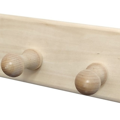 Вешалка прямая, 3 крючка, TM ”Бацькина баня”