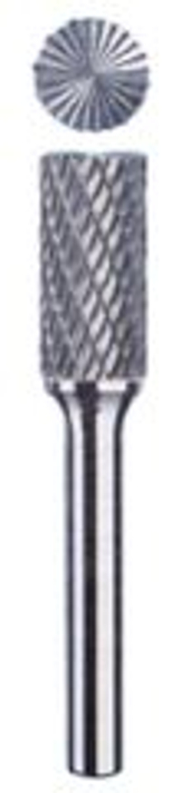 Борфрезы цилиндрические с торцевым зубом