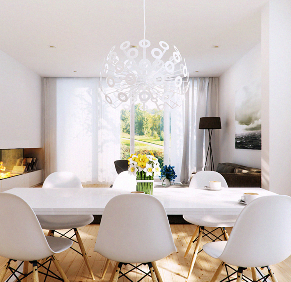 Подвесной дизайнерский светильник  Dandelion by Moooi (белый)