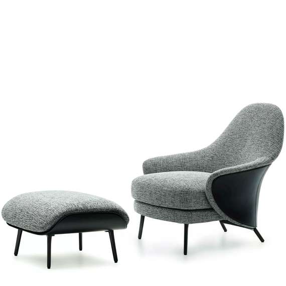 Кресло с оттоманкой Angie