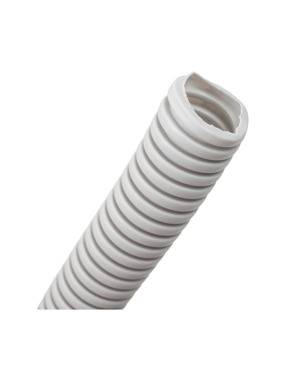 Гофрированная труба ПНД Gigant лёгкая серая D25 с зондом, стойкая к УФ 50м 20125-50GR-GI