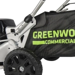 Аккумуляторная газонокосилка Greenworks GC82LM46K5 82V 82В (1 x 5 Ач, ЗУ) нож 46 см, 2502407UB