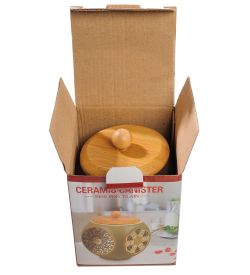 TJ-10/1 Керамическая банка бол. с крышкой