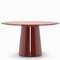 Обеденный стол Cargo Ø135 см, красный глянец