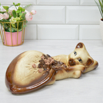 Статуэтка "Кошка Соня" шамот лепка 32*10*9см