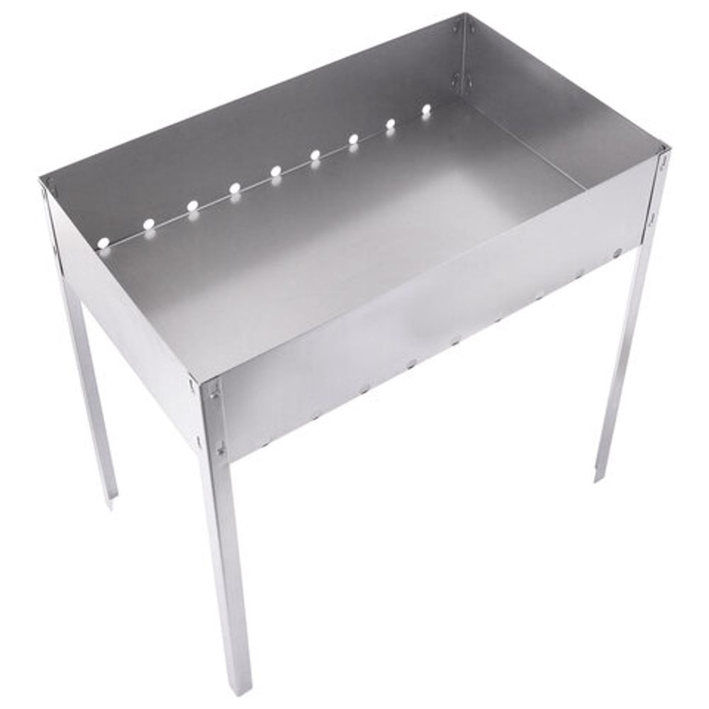 Мангал сборный стальной, размер 500х300х500 мм, в коробке, 701727