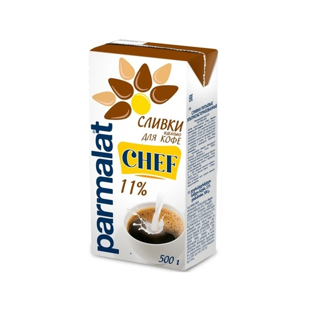 Сливки Parmalat 11% Стерилизованные 500мл