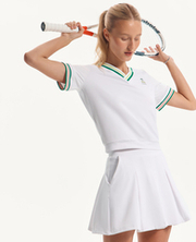 Юбка в складку High-Vibe, White