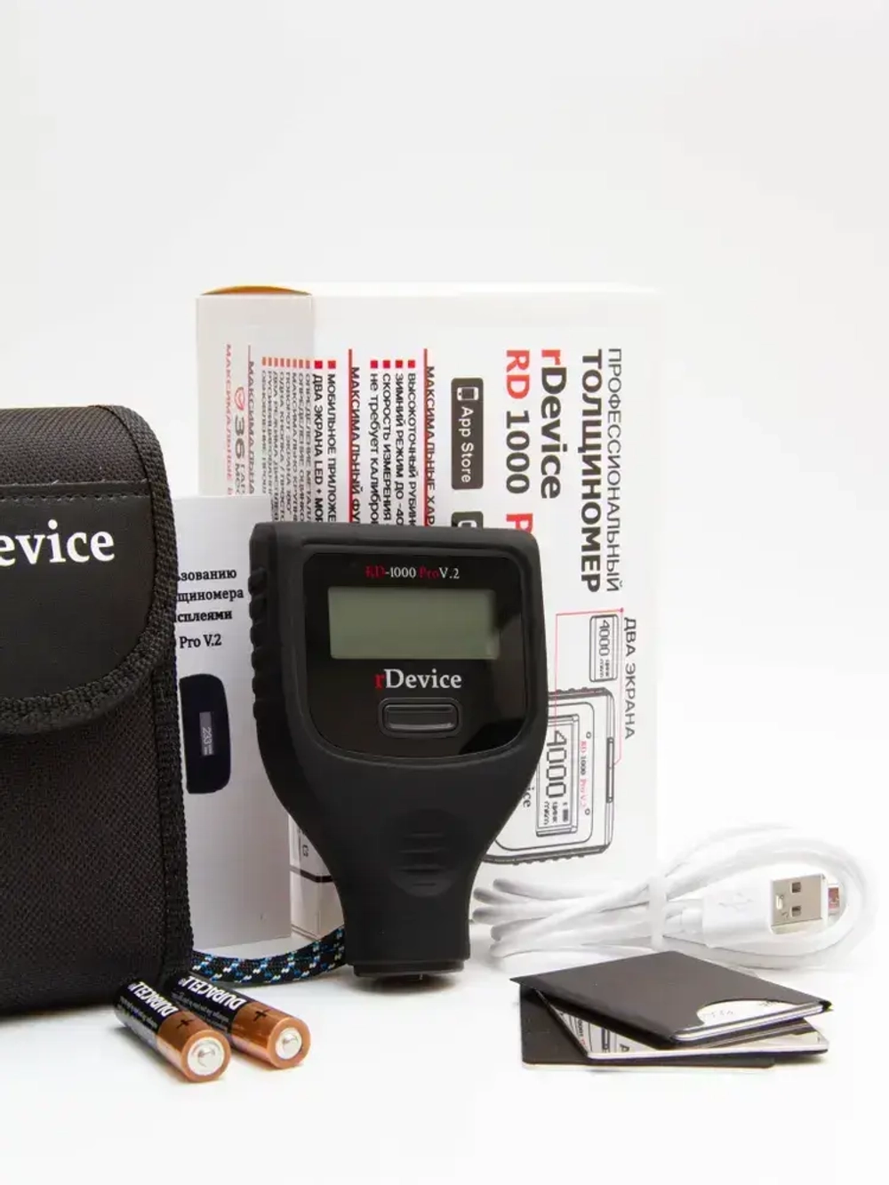 Толщиномер rDevice RD-1000 Pro V2 (два экрана)