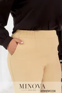 Брюки 2230-бежевый Minova