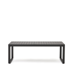 Стол Galdana уличный раздвижной из алюминия с черной отделкой 220 (340) x 100 см