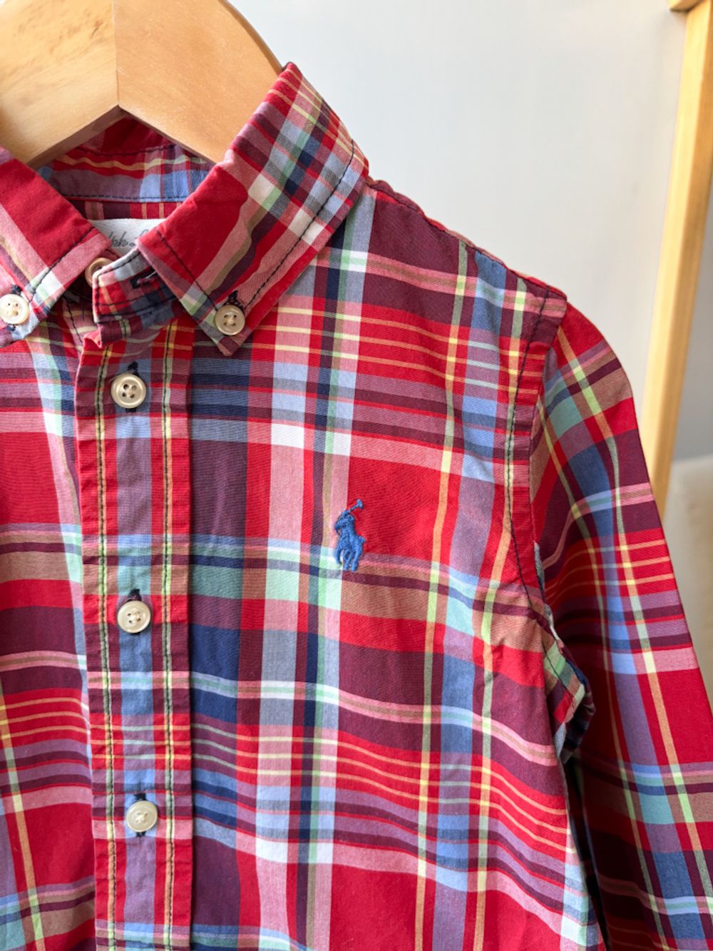 Хлопковая рубашка Ralph Lauren, 86