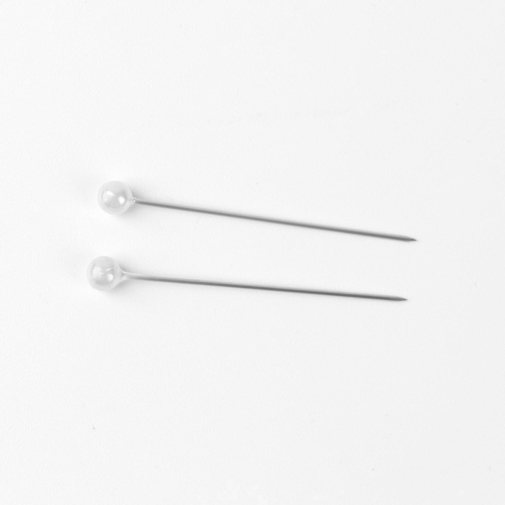 Булавки портновские «Ромашка», 38 мм, 40 шт., белые, 3763369