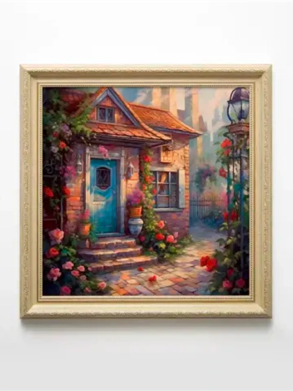 Картина на стену интерьерная на холсте 35*35 см