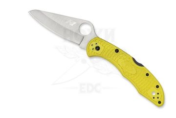 Складной нож Spyderco Salt 88PYL2 c клинком из стали H1, рукоять FRN