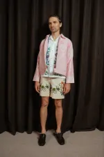 Купить Куртка Soeurs Укороченная светло-розовая Куртка Soeurs Укороченная светло-розовая